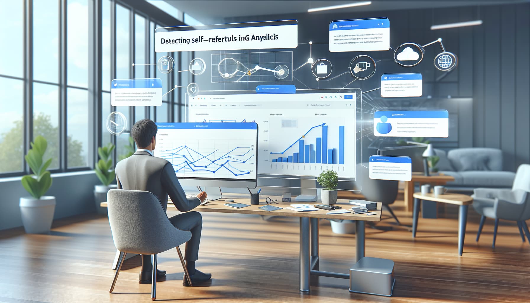 google analytics referral traffic from own site