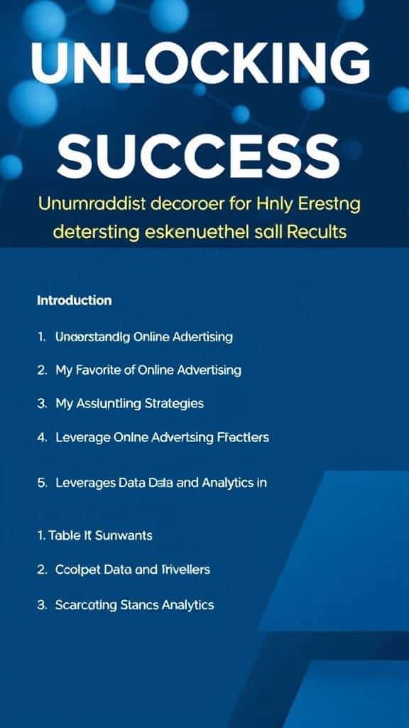 unlocking success: how innovative online advertising strategies drive real results