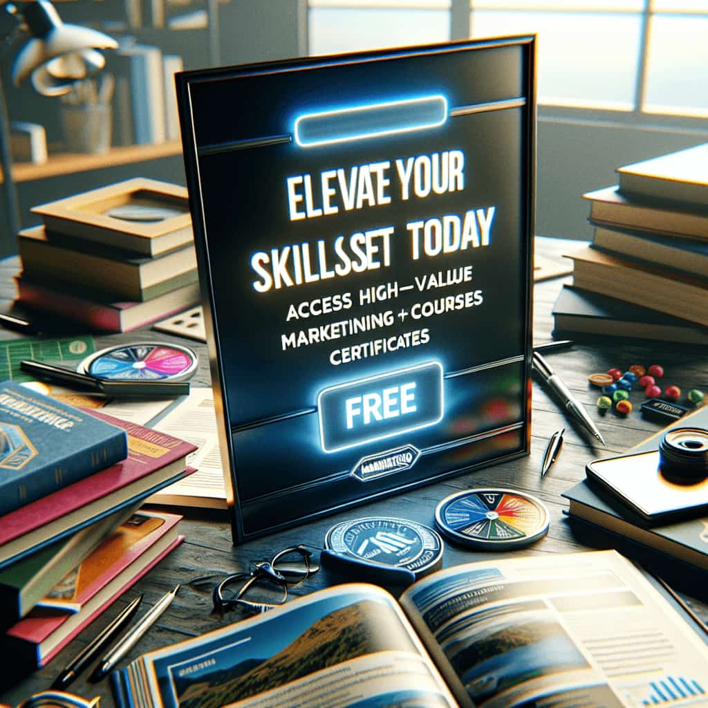 elevate your skillset today: access high value marketing courses with certificates free