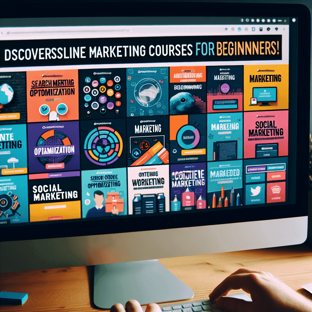 discover essential online marketing courses for beginners today!