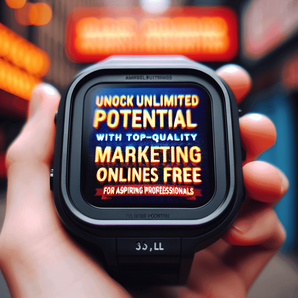 unlock unlimited potential with top quality marketing courses online free for aspiring professionals