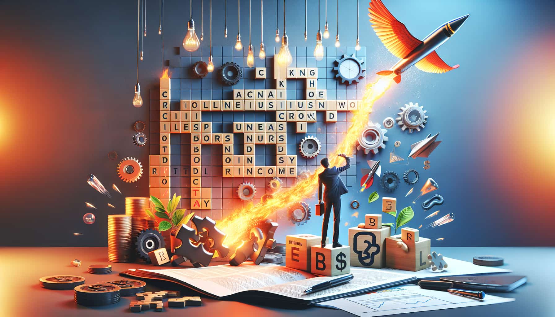 online business hyph crossword