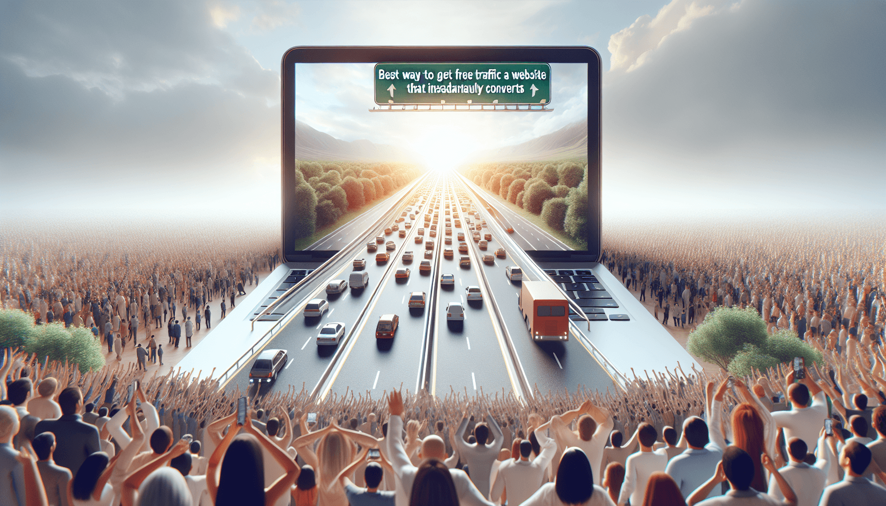 best way to get free traffic to your website