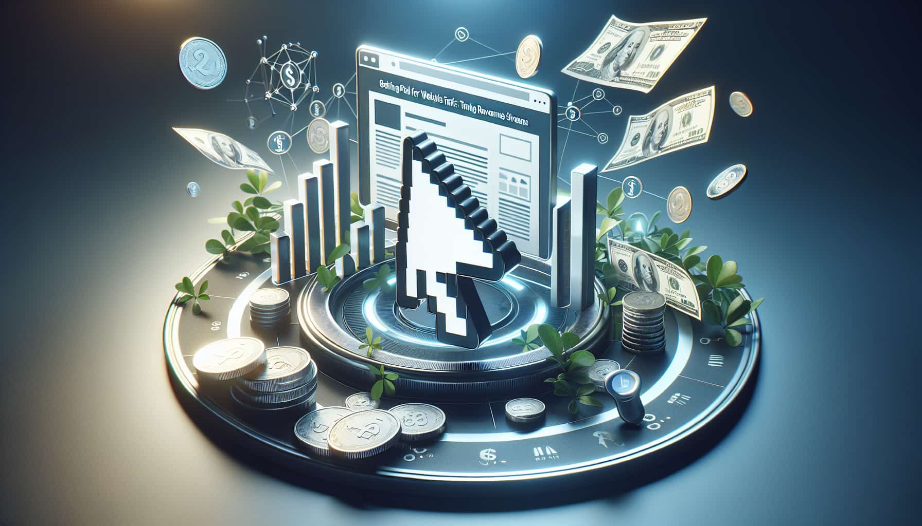get paid for website traffic