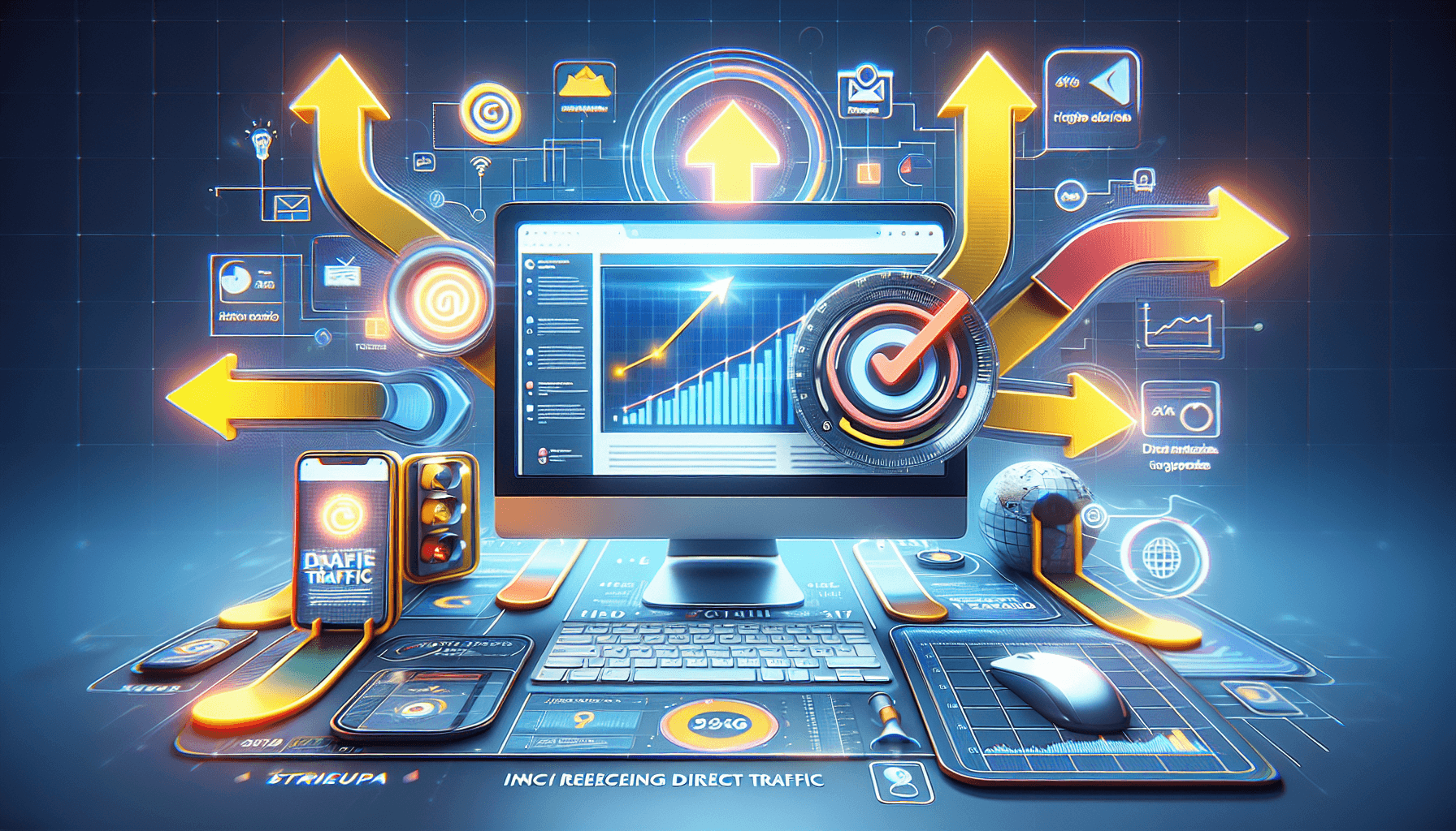 increase direct traffic to website