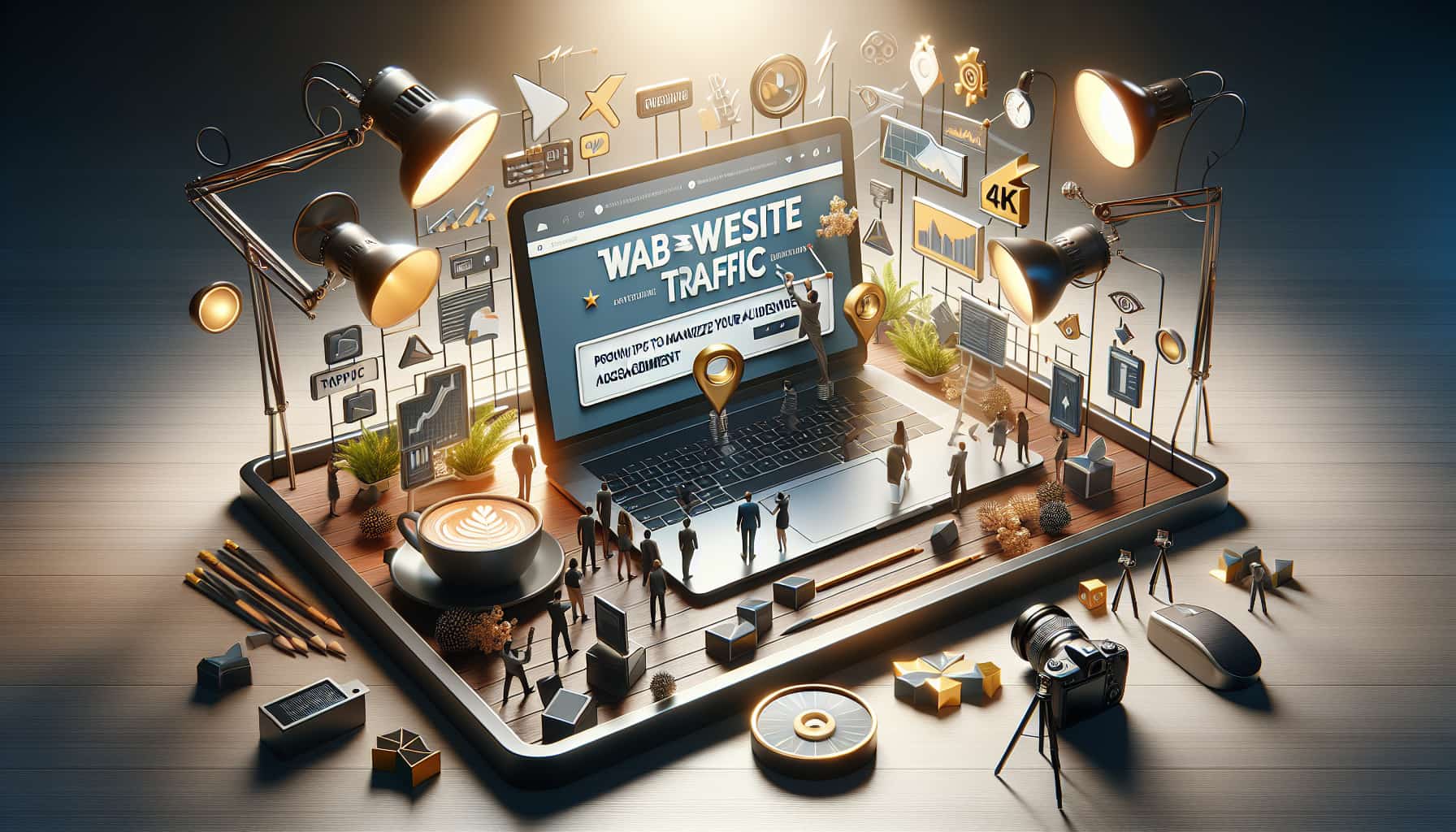 traffic of the website