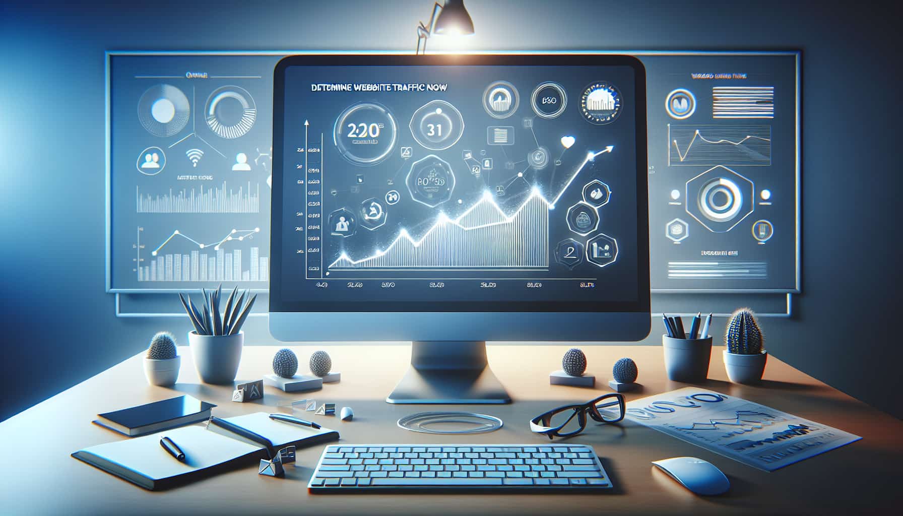determine website traffic