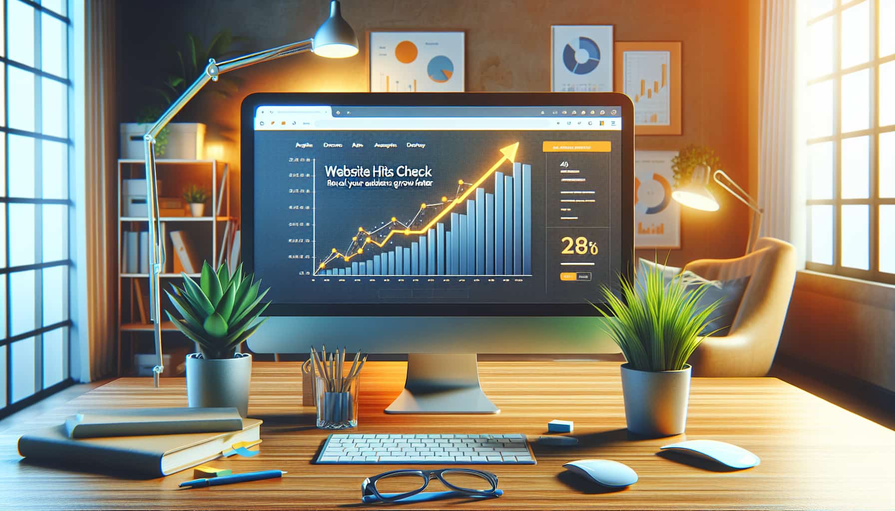 website hits check