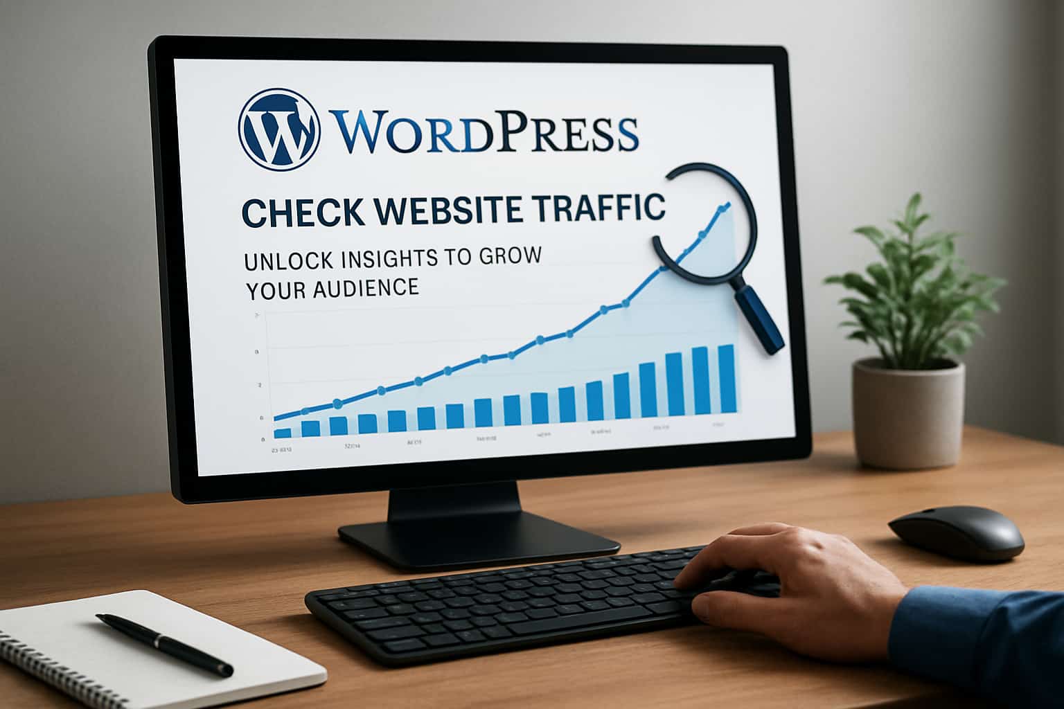 wordpress check website traffic