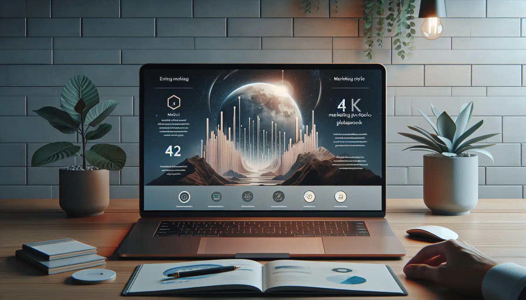 marketing portfolio canva